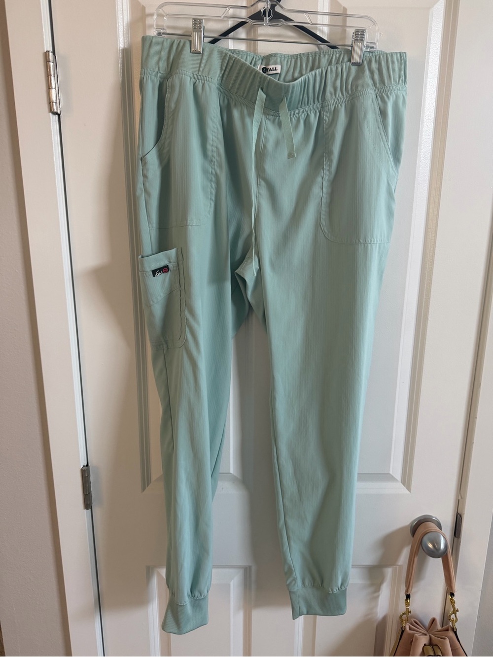 Aqua Koi scrub pants